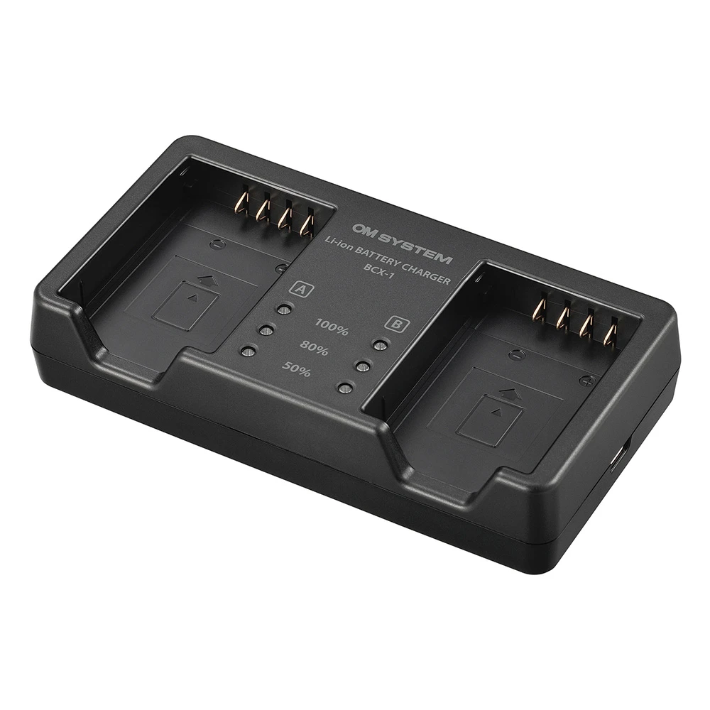 Olympus OM SYSTEM BCX-1 Battery Charger-01