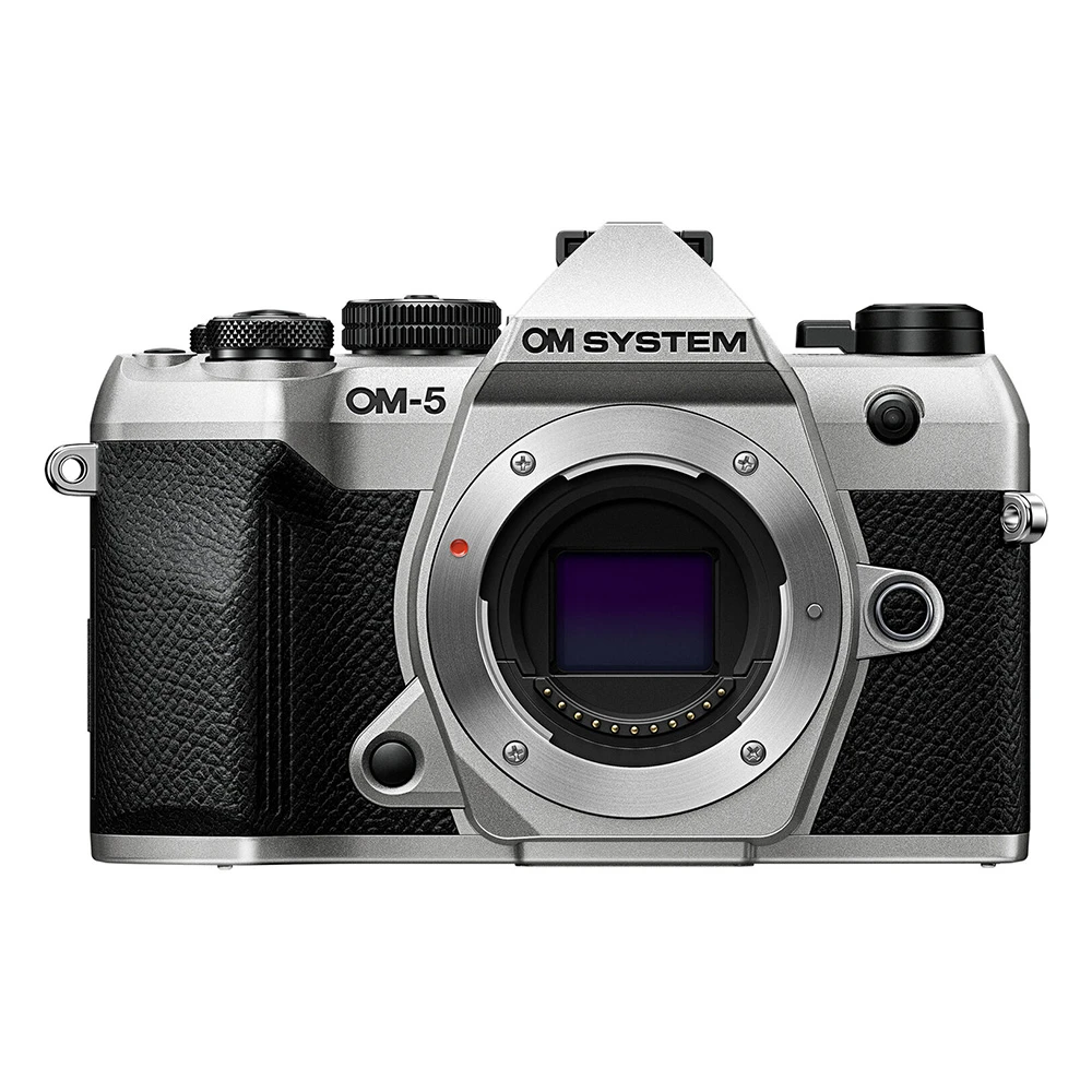 OM SYSTEM OM-5 Mark II Digital Camera Body (Silver)-01