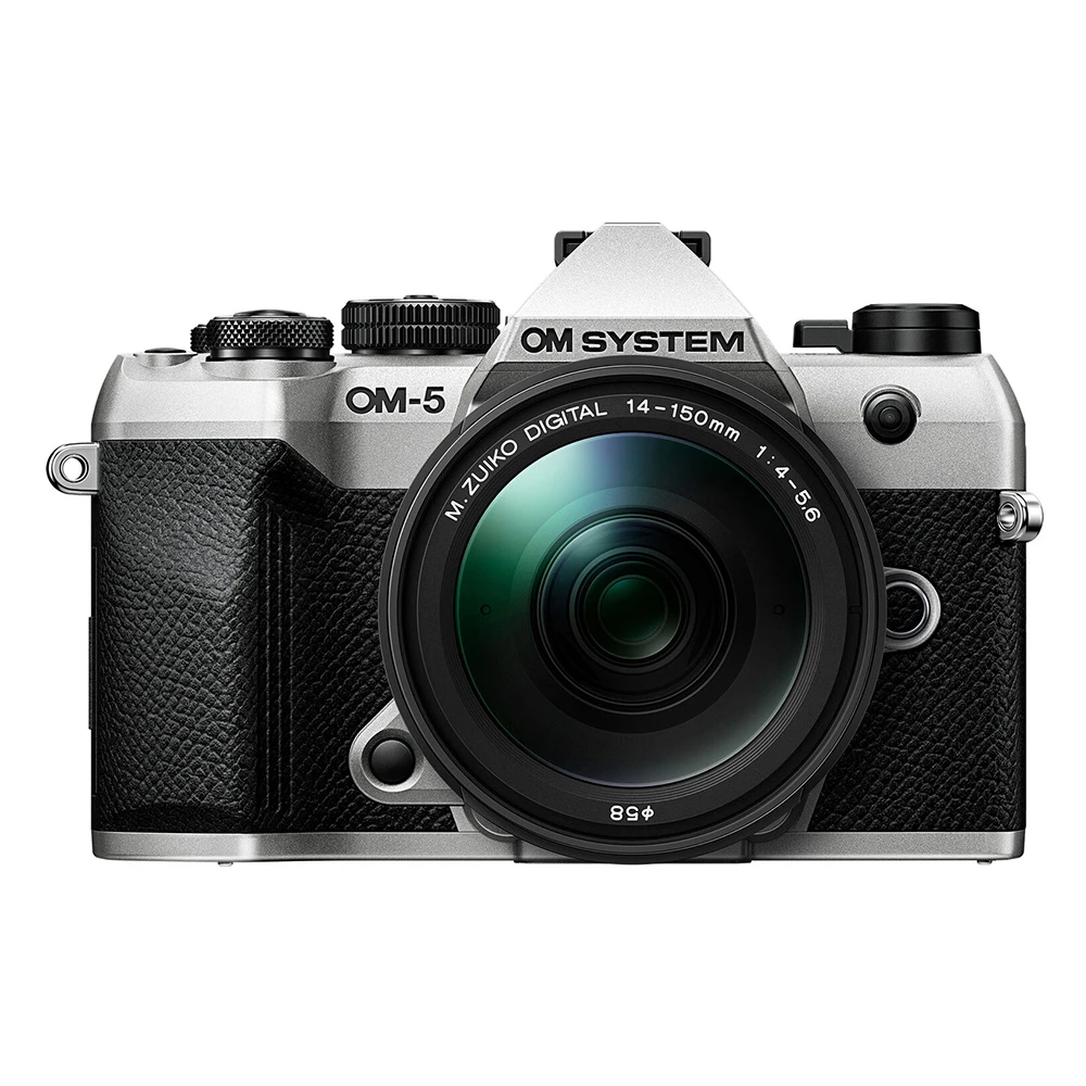 OM SYSTEM OM-5 Mark II + 14-150mm f/4-5.6 II Lens (Silver)-01