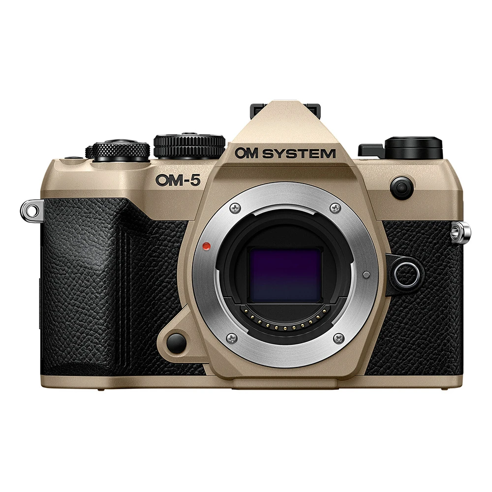 OM SYSTEM OM-5 Mark II Digital Camera Body (Beige)-01