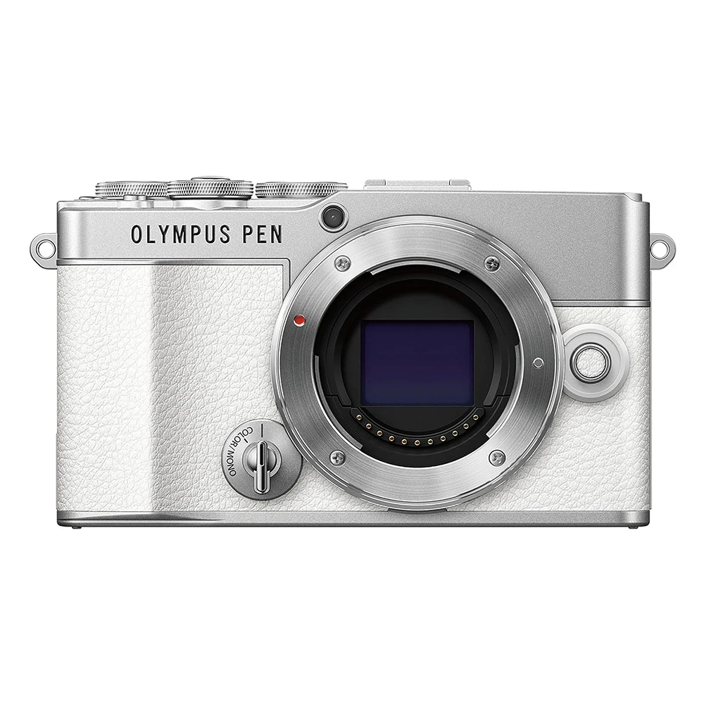 Olympus OM SYSTEM PEN E-P7 Digital Camera Body (White)-01