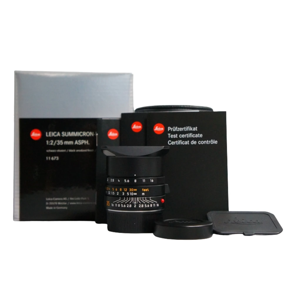 Leica Summicron-M 35mm f/2 ASPH Lens - Black (11673)-01