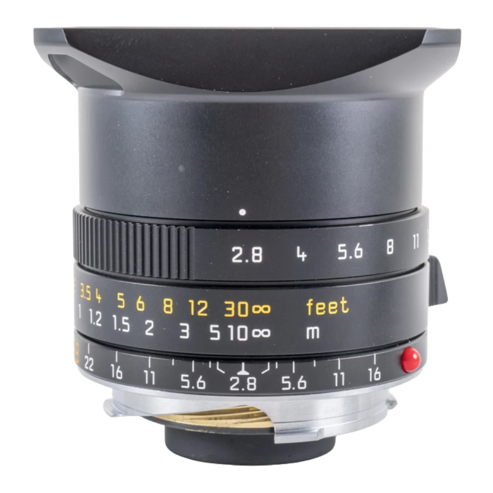 Leica Elmarit-M 28mm f/2.8 ASPH lens - Black (11677)-01