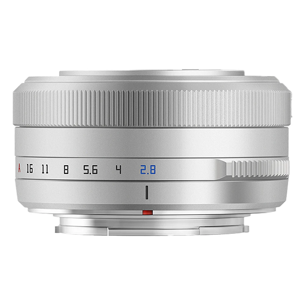 TTArtisan AF 27mm f/2.8 Lens - Silver for Fuji X-01