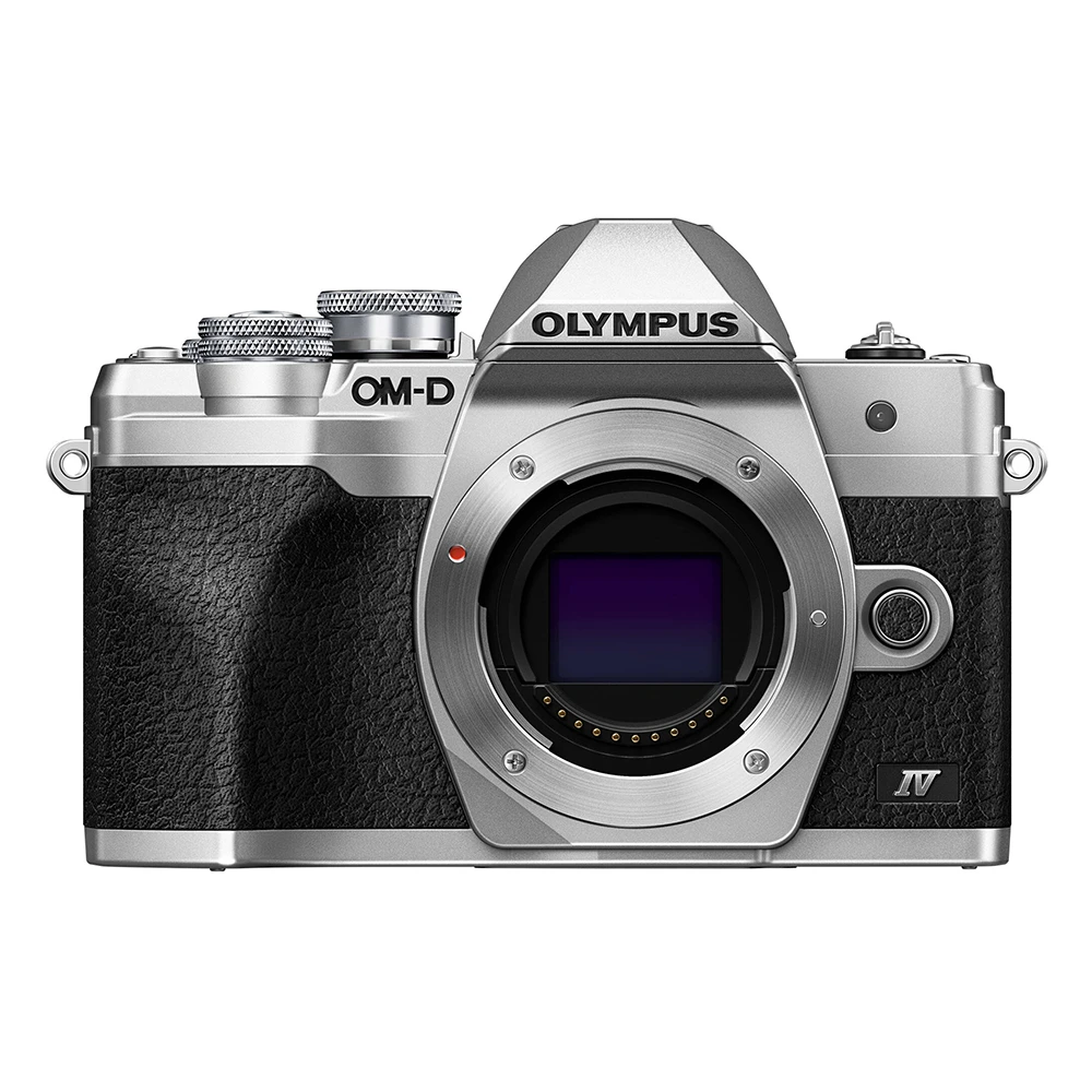 Olympus OM-D E-M10 Mark IV Mirrorless Camera Body - Silver-01