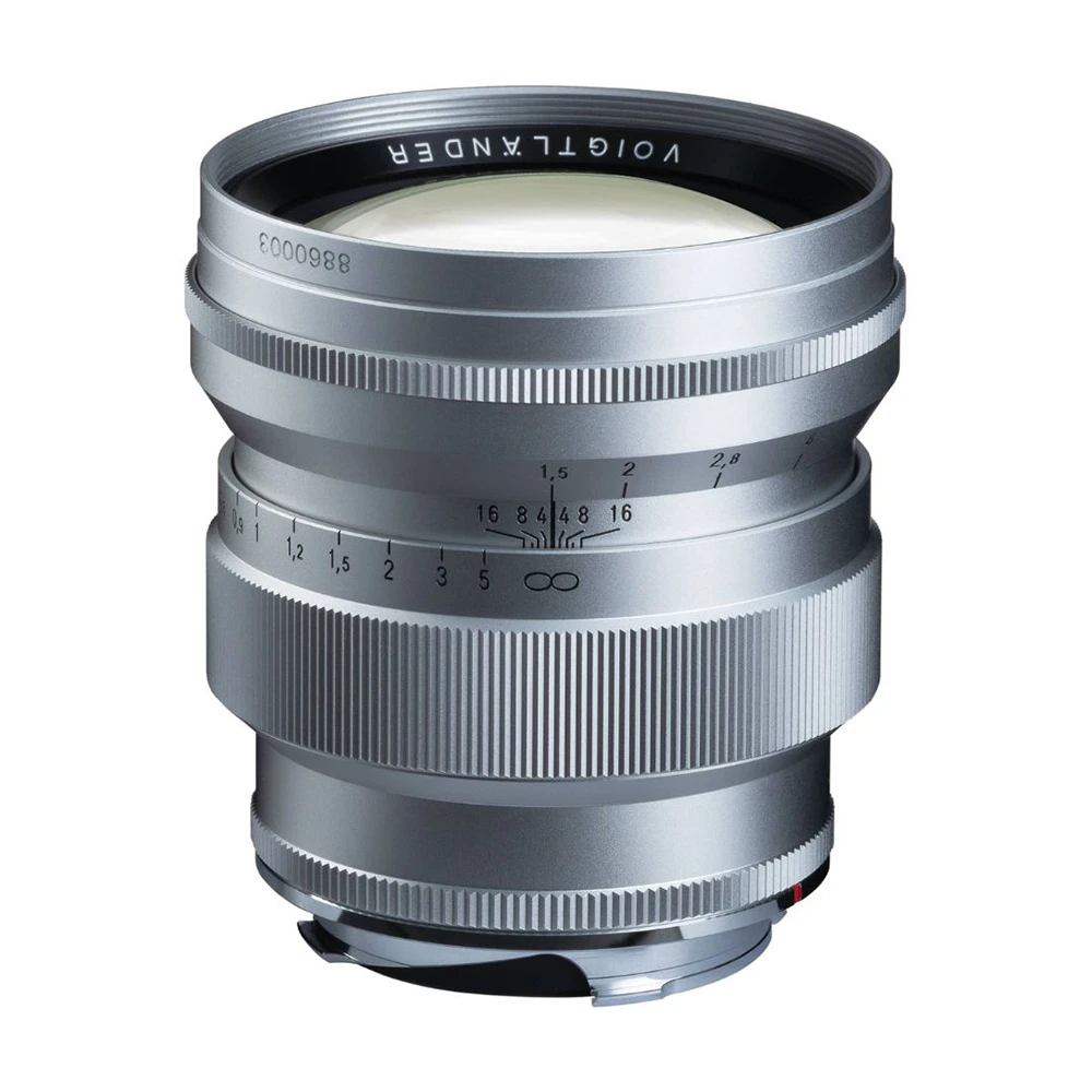 Voigtlander 75mm f/1.5 Nokton Aspherical Lens for Leica M - Silver-01