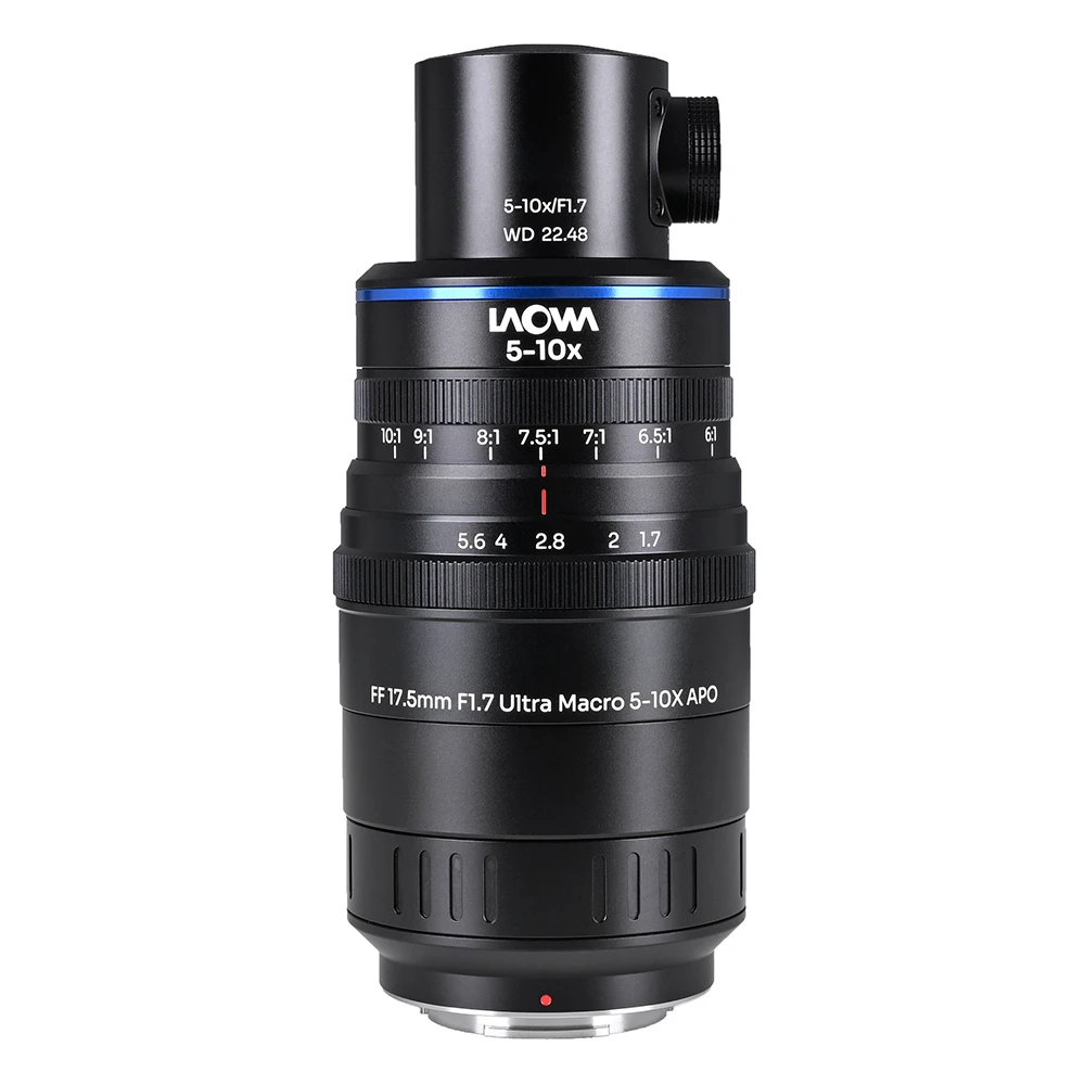 Laowa Aksen 17.5mm f/1.7 5-10x Ultra Macro APO Lens with Coaxial Illumination for Fujifilm X-01
