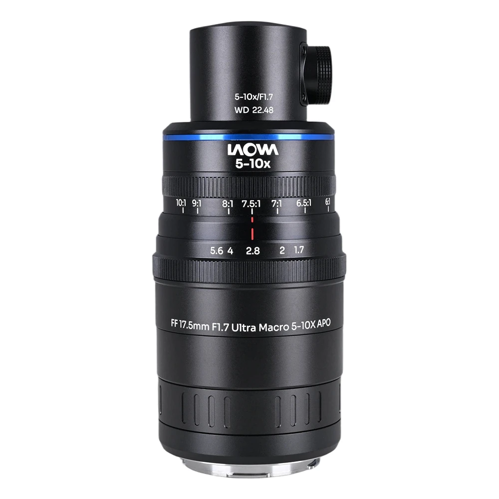 Laowa Aksen 17.5mm f/1.7 5-10x Ultra Macro APO Lens with Coaxial Illumination for L-Mount-01