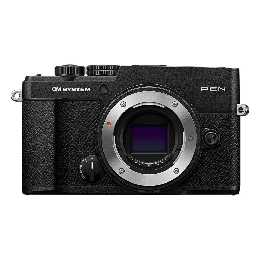 OM SYSTEM PEN Mirrorless Camera Body - Black-01