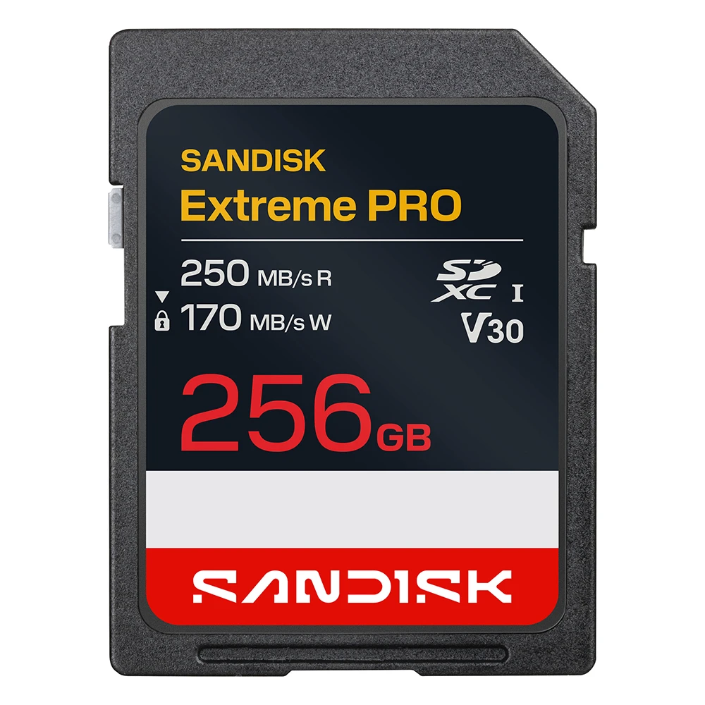 SanDisk Extreme PRO 256GB 250MB/s UHS-I V30 SDXC Memory Card-01