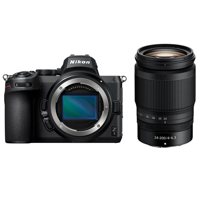 Nikon Z5 Mirrorless Digital Camera + 24-200mm f/4-6.3 VR Lens at CamerasDori