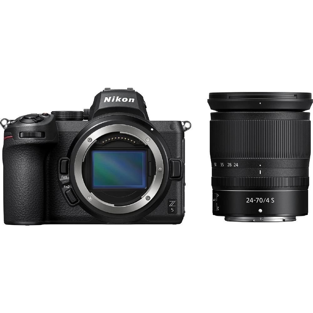 Nikon Z5 Mirrorless Digital Camera + 24-70mm f/4 Lens at CamerasDori