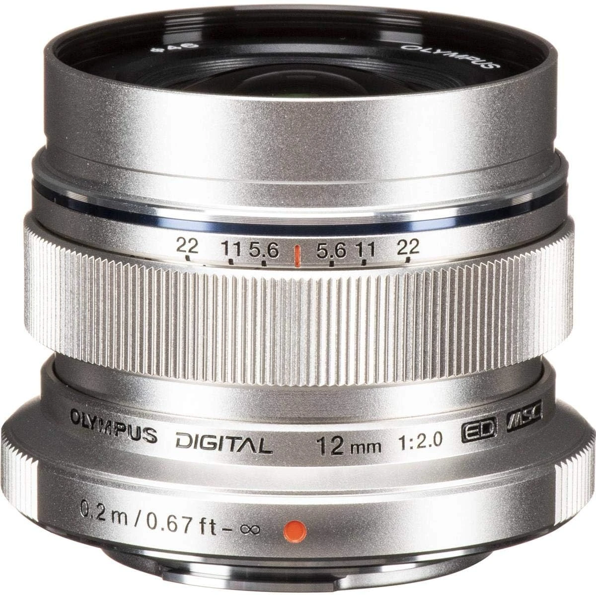 Olympus OM SYSTEM M.Zuiko Digital 12mm f/2 Lens (Silver) at CamerasDori