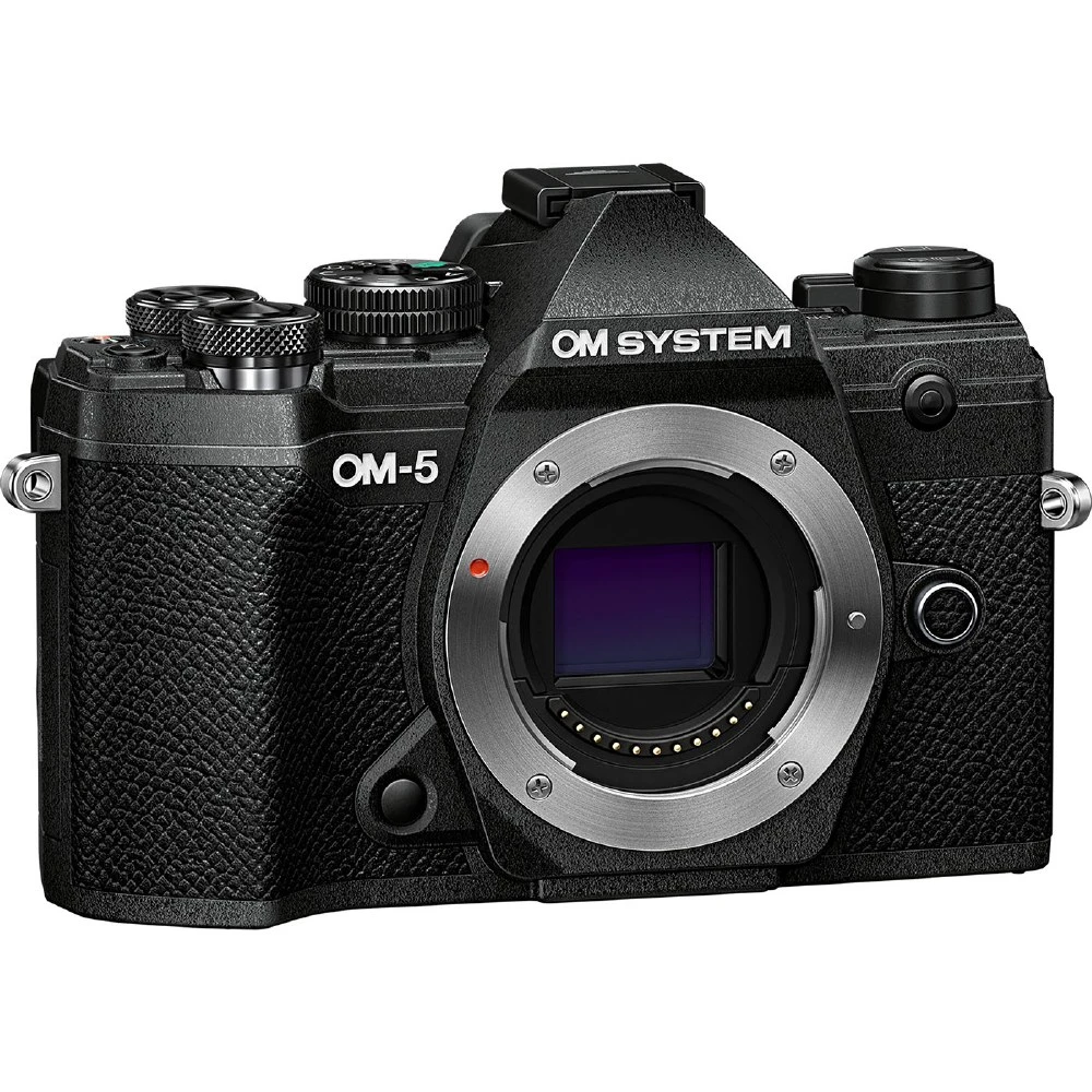 Olympus OM SYSTEM OM-5 Digital Camera Body (Black) at CamerasDori