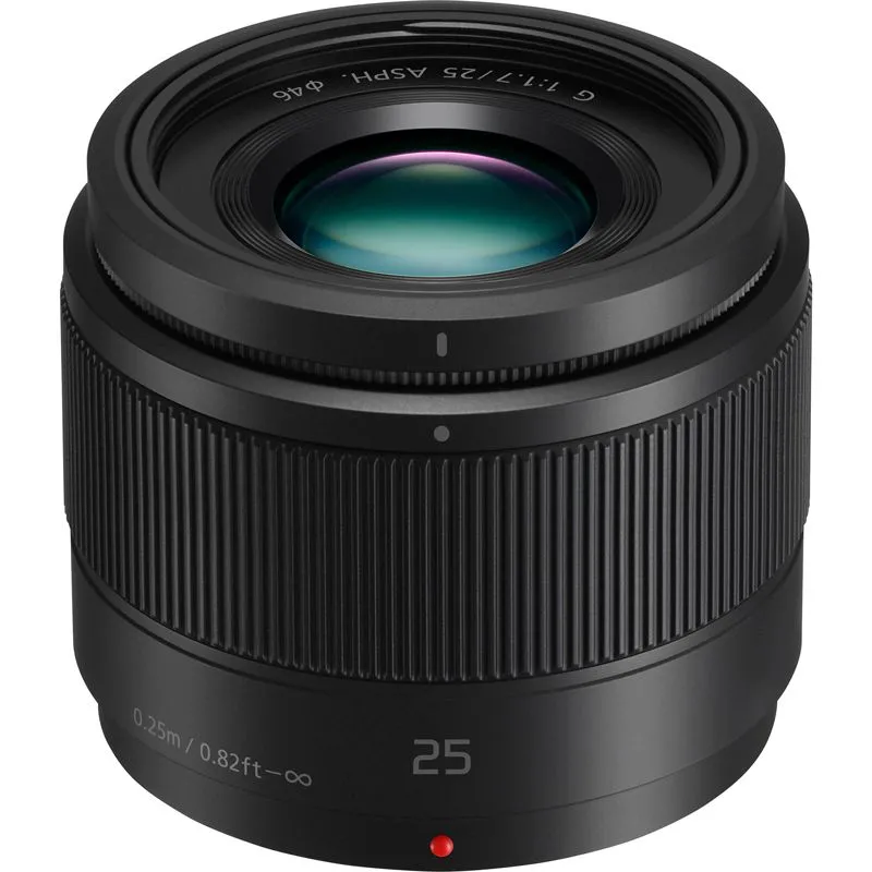 Panasonic Lumix G 25mm f/1.7 ASPH. Lens (Black) at CamerasDori
