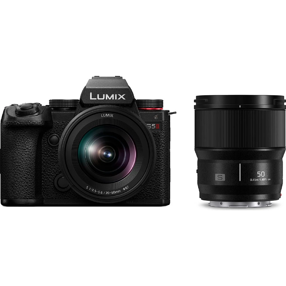 Panasonic Lumix S5 II Digital Camera + 20-60mm + 50mm f/1.8 Lens at CamerasDori