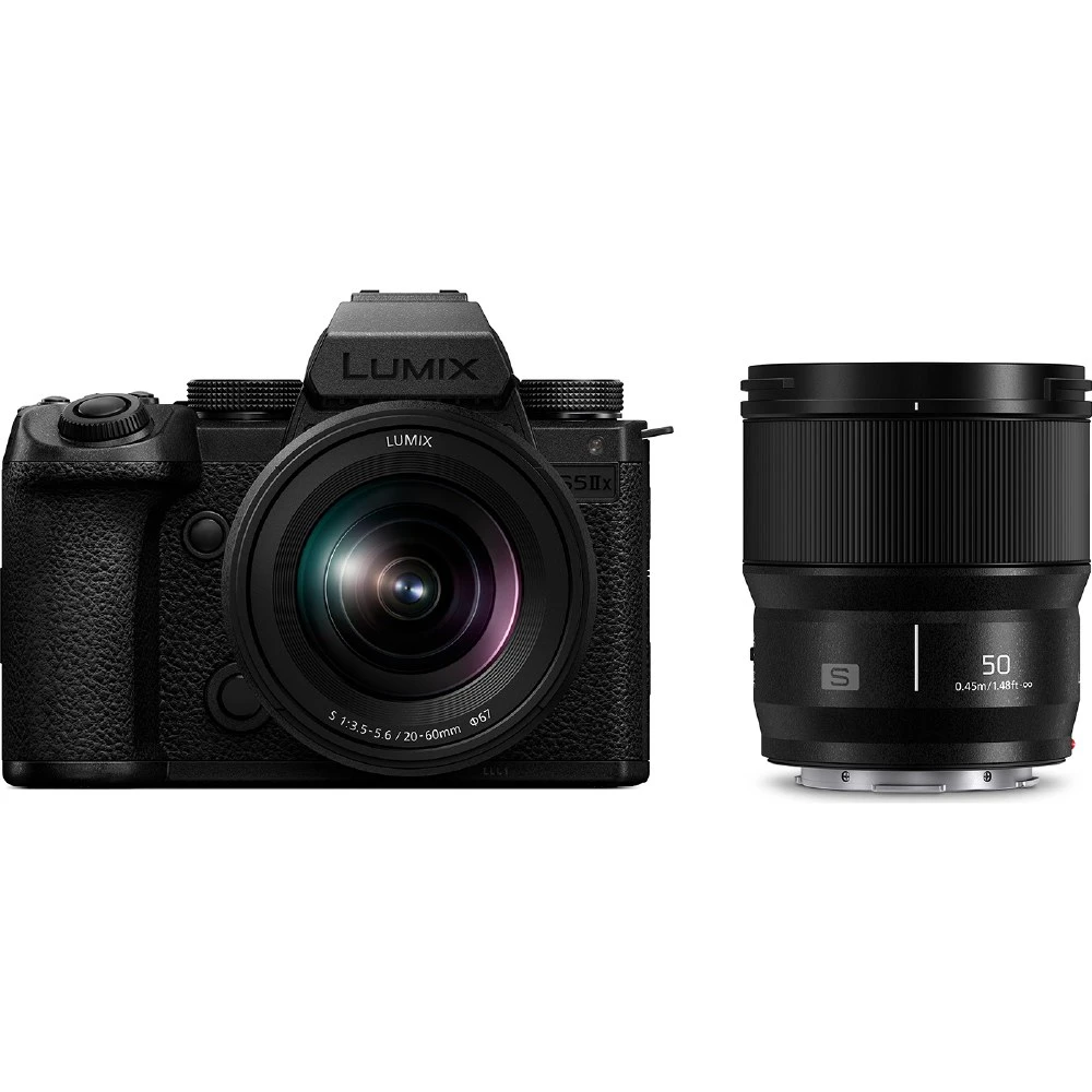 Panasonic Lumix S5 IIX Digital Camera with 20-60mm and 50mm Lens at CamerasDori